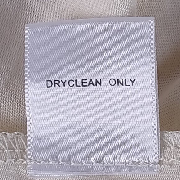 Madison, Cream, Ivory, Off White, Cotton Blend Lace, Lined Midi Dress Size L - Picture 12 of 12